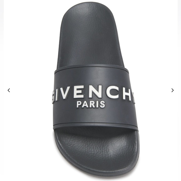 Givenchy Shoes - Givenchy Logo Rubber Ladies Slippers